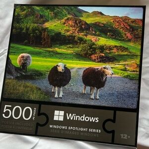 500 piece windows sheep Puzzle for Ages 12+